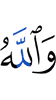 And Allah